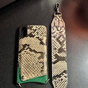 Set/2 Bandolier phone cases for iPhone X
